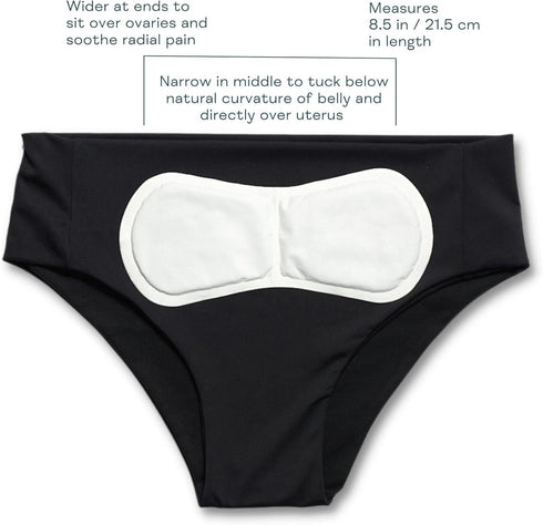 Nyssa Uterine On-The-Go Heat Presses - Instant Portable Menstrual Heat Patches for Natural Cramp Relief, 1x3-Pack