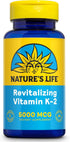 Nature's Life Revitalizing Vitamin K2 - Bone Health, Artery and Heart Health