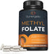 Sunergetic Premium Methyl Folate Supplement – Methylated Vitamin B12 and B6, 400 mcg per Capsule – 60 Capsules