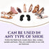 Ultra-Thin Shoe Inserts, Sweat & Odor Absorbent Insoles, Replaceable Barefoot Liners for Women’s Size 8-9, 4 Pairs