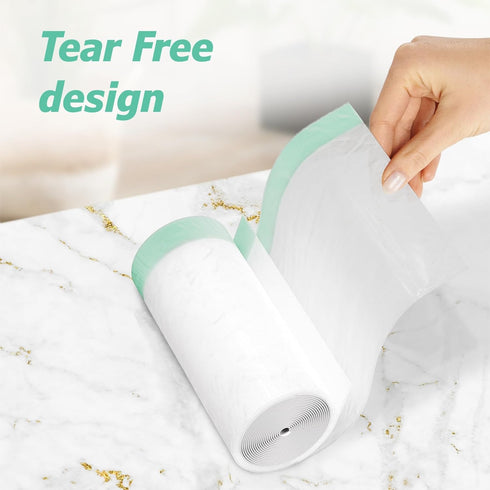 4 Gallon Drawstring Trash Bags, 60 Count, 0.5 Mil Strong Small Garbage Bags for Office Bathroom Kitchen