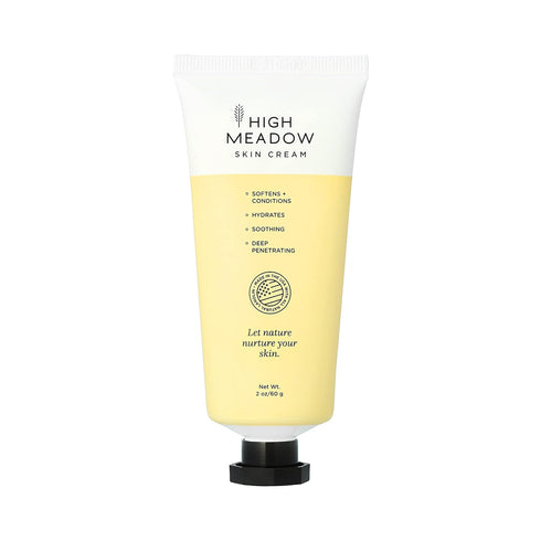 High Meadow Lanolin Skin Cream, Deep Hydration Formula for Soft Skin, Repairs Dry Cracked Skin (2.0 Oz)