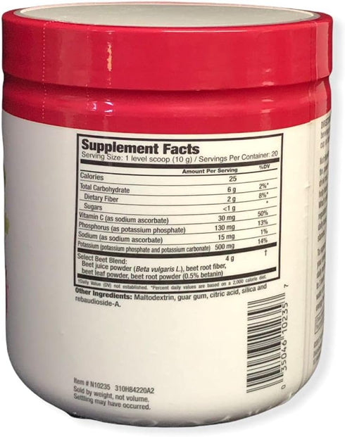 Nutrition Works Beets Superfood Powder Drink Mix for Energy and Endurance, 7.1 Oz.