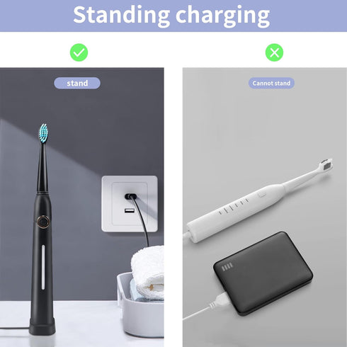 USB Charger Base for 7AM2M AM105/AM110 Electric Toothbrush, Compatible with Fairywill/Bitvae/Dnsly/Vekkia/Gloridea/Sboly