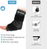 Ankle Ice Pack Wrap for Swelling, Reusable Gel Cold Compress Therapy for Foot Pain Relief and Injuries