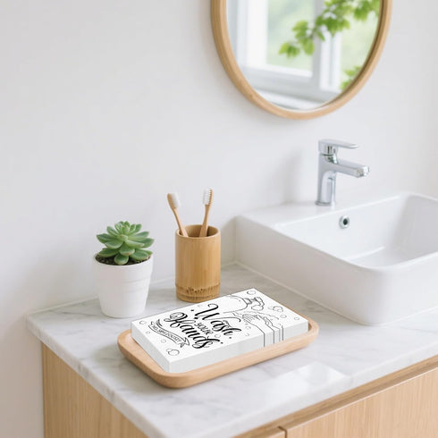 Xjoviative 100 PCS Disposable Hand Towels for Bathroom, Bathroom Guest Napkins Wash Your Hands Paper Towels Decorative