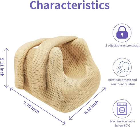 Heel Protector Bed Sore Pillow Cushion, Foot Wedge Pillow for Pressure Sores, Ankle Protectors for Bedridden Patients