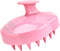 Soft Silicone Hair Scalp Massager Shampoo Brush for All Hair Types, Pink Hair Care Tool for Men, Women, Kids