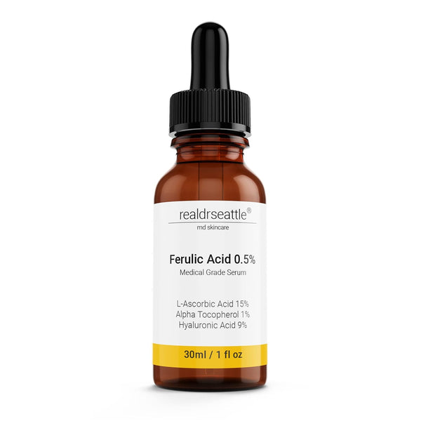 Advanced Skincare Serum, Non-Greasy Organic Formula, 15% Vitamin C, 1% Vitamin E, 0.5% Ferulic, 9% Hyaluronic Acid