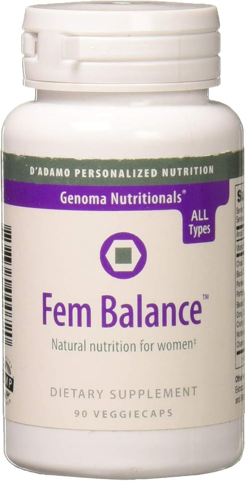 D'Adamo Fembalance Personalized Nutrition, 90 Count