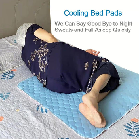 2PCS Large Reusable Underpads 34" x 36", Upgrade Cooling Waterproof Bed Pads for Incontinent, Potty Training