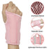 HYCOPROT Night Wrist Brace, Adjustable Compression Sleeve for Wrist Pain Relief, Carpal Tunnel (Pink, S/M-Right Hand)