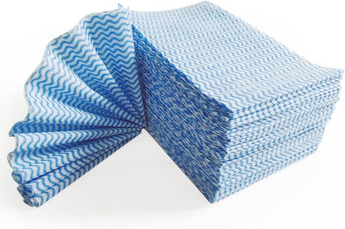 Handi Wipes Reusable Cloths, Blue Heavy Duty J Cloth, Disposable Kitchen Cleaning Towel Roll, 100 Count