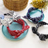Paisley Print Wide Bow Headbands for Women, Cute Knot Hair Accessories (Style 1: Red, White, Navy, Black)
