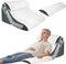 KGAUT 4PCS Orthopedic Bed Wedge Pillow Set, Adjustable Curve Memory Foam Wedge Pillow,