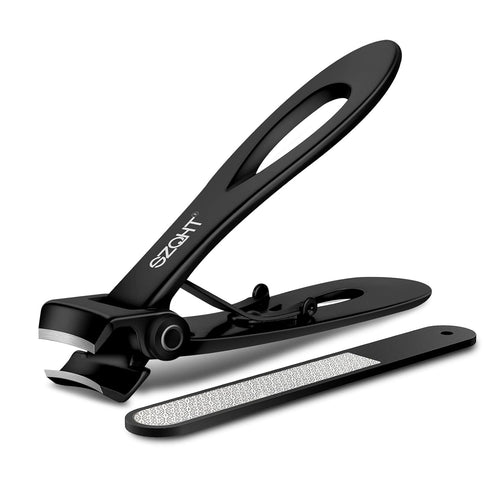 SZQHT Ultra Wide Jaw Opening Nail Clippers Set, Heavy Duty Stainless Steel Toenail Clippers for Seniors, Men & Women