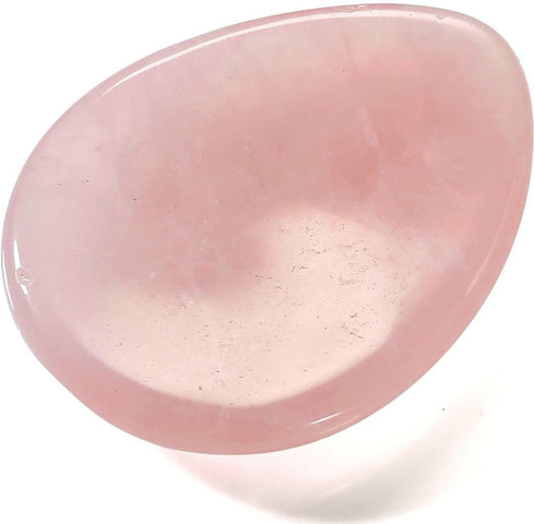 CrystalTears 4 PCS Thumb Worry Stone, Amethyst, Rose Quartz, Lapis Lazuli, Tiger's Eye Healing Crystals