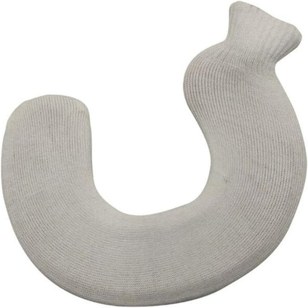 SHUOCONG 1000ML U-Shape Removable Knitted Rubber Medical Neck Warmer Hot Water Bottle Protection