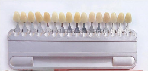 Dental Equipment Teeth Whitening Porcelain Classic 16-Color Shade Guide Model, 1PCS
