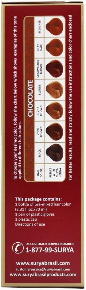 Surya Nature, Inc Henna Chocolate Cream, 2.31 oz