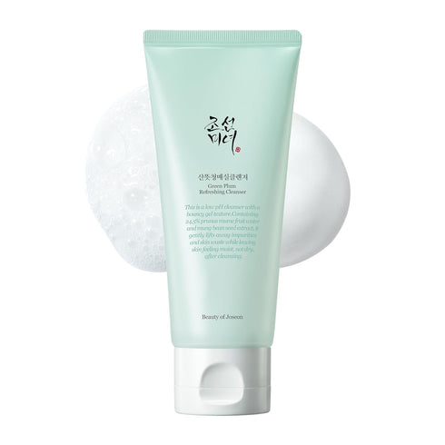 Beauty of Joseon Green Plum Refreshing Cleanser Gel, Deep Pore Cleansing Acne Face Wash for All Skin Types (100ml)