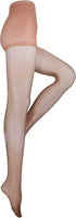 Truform Sheer Compression Pantyhose, 8-15 mmHg, Women's Shaping Tights, Beige, Tall