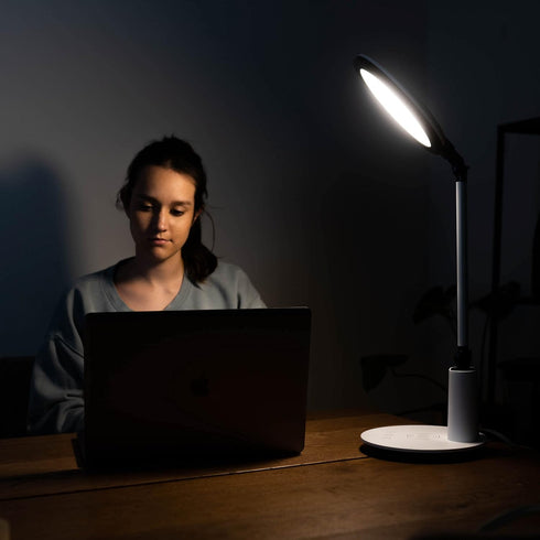 Halo Light Therapy Lamp - UV Free 10,000 LUX Sun Lamp Therapy Light - Boost Spirits and Energy