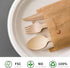 100 PCS Disposable Wooden Forks, Eco-friendly Cutlery for Parties, Picnics, Weddings, Camping