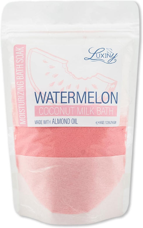 Vegan Milk Bath Soak, Moisturizing Coconut Milk Powder & Sweet Almond Oil for Relaxing Soak, 8 oz.