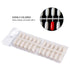 Noverlife 216 Nail Colors Chart Display, Nail Gel Polish Display Book with 216 False Nail Tips