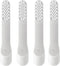 4-Pack Gray Soft Bristles Toothbrush Replacement Heads Compatible with Quip Electric Brush Heads Refill