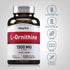 Piping Rock L-Ornithine 1500 mg - 120 Non-GMO Gluten Free Capsules - Free Form Supplement for Muscle Support