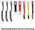 MixS Live 8Pcs Set,Heavy Hard Bristle Crevice Cleaning Brush Duty Grout Brush Kit, Deep Clean Brush for Stove, Window