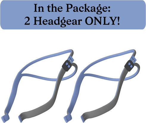 Tegneo P10 P10 N30 2-Pack Airfit Headgear Strap, Latest Version Replacement Headgear Compatible with Airfit & Airfit