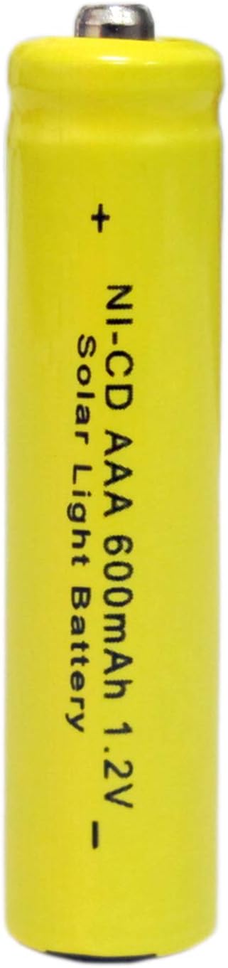 GEILIENERGY Solar Light Batteries AAA NiCd AAA 1.2V 600mAh Triple A Rechargeable Batteries for Solar Lamp Garden Lights (Pack of 16)