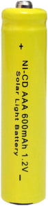 GEILIENERGY Solar Light Batteries AAA NiCd AAA 1.2V 600mAh Triple A Rechargeable Batteries for Solar Lamp Garden Lights (Pack of 16)