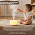 Harindiver 500ml 4-in-1 Humidifier,7 Premium Essential Oil Diffuser,Quiet Ultrasonic Aromatherapy Color LED Lights