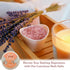 Spa Gift for Women, 4 Pcs Relaxation Set with Body Lotion, Body Spray, Bath Salts & Puff - Self Care Gifts by Draizee