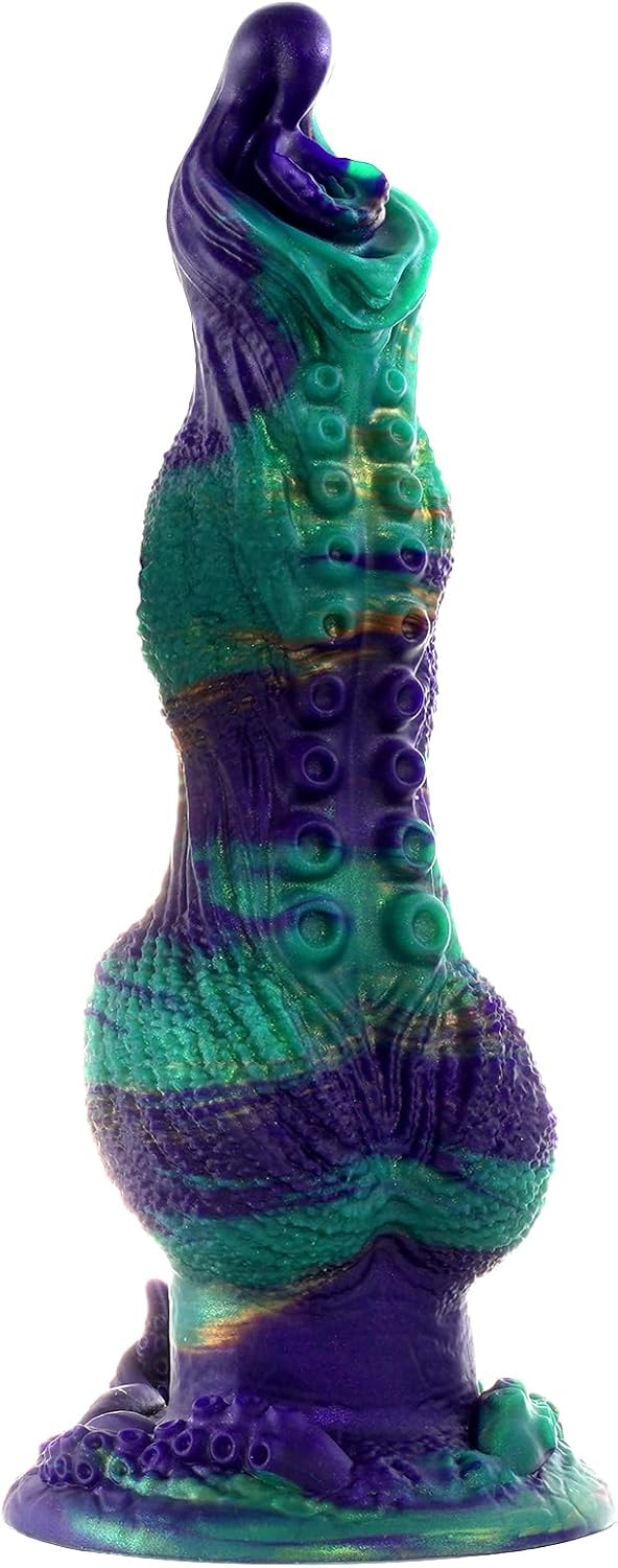 Widesen 9.8" Huge Monster Dildo Fantasy Tentacle Sex Toy,Silicone Realistic Dog Knot Penis
