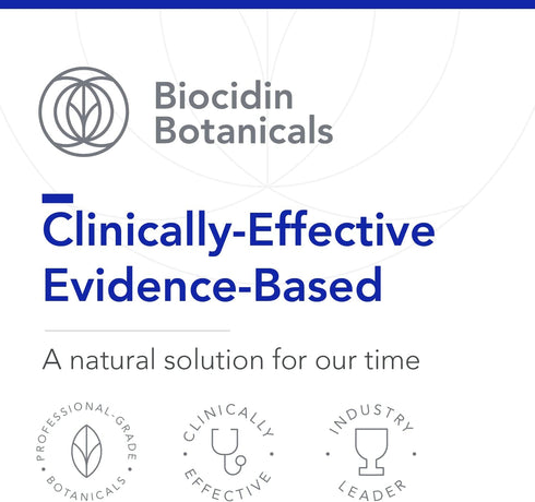 Biocidin G.I. Detox+ Gentle Binder, 60 Capsules, Activated Charcoal, Zeolite & Aloe for Digestive Health