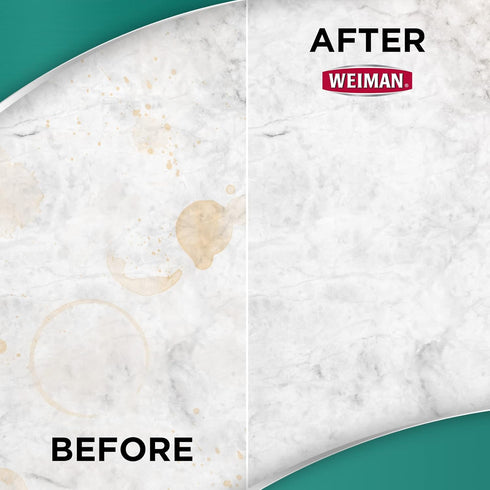 Weiman Granite Cleaner and Polish - 30 Wipes for Granite, Marble, Quartz, and More (Pack of 1)