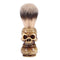 ZJchao Shaving Brush, Skull Head Shaped Handle Beard Shaving Brush for Men, Gifts for Dad Boyfriend