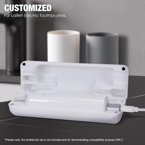 Type-C Rechargeable Toothbrush Travel Case, Compatible with Laifen Wave Electric Toothbrush, Waterproof, Lightweight