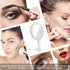 Double Sided Hand Held Makeup Mirror - 1x & 7X Magnification with Adjustable Stand, Clear