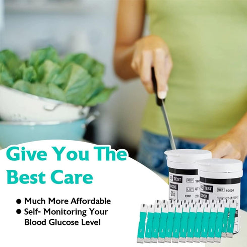 Blood Glucose Test Strips for Diabetes Sugar Testing, 100 Count