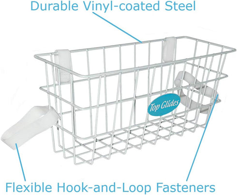 Deluxe Wire Walker Basket by Top Glides - Enhanced Mobility Aid