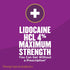 Globe 2 Pack Lidocaine 4% Multi-Symptom Relief Cream, 1.75 oz, Numbs Pain & Itch, Steroid Free Non-Greasy