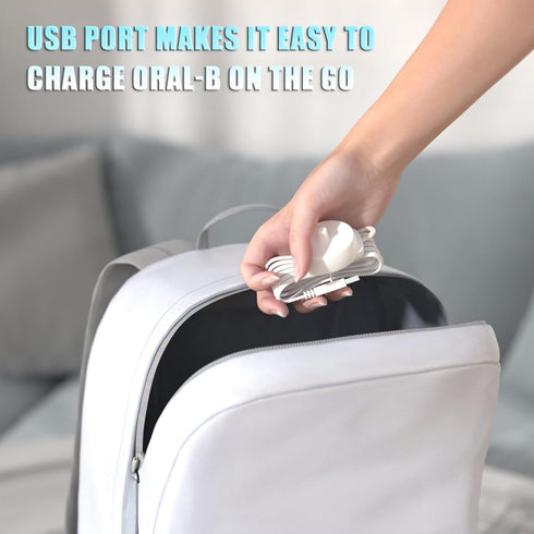 USB Electric Toothbrush Charger for Braun Oral B 3757, Replacement Waterproof Inductive Charging Base for Travel