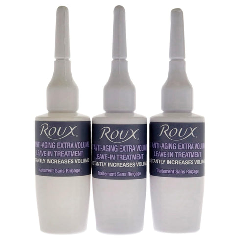 Roux Collagen Leave-In Treatment, Anti-Aging Ampolletas 07 Extra Volume Formula, 3 Count, .5 Fl Oz Each