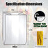 PEOKPIPLE 200 Pack Bakeries8"x2.4"x12" Reusable Bread Bags for Homemade Bread & Sandwich Bread Clear Plastic Storage